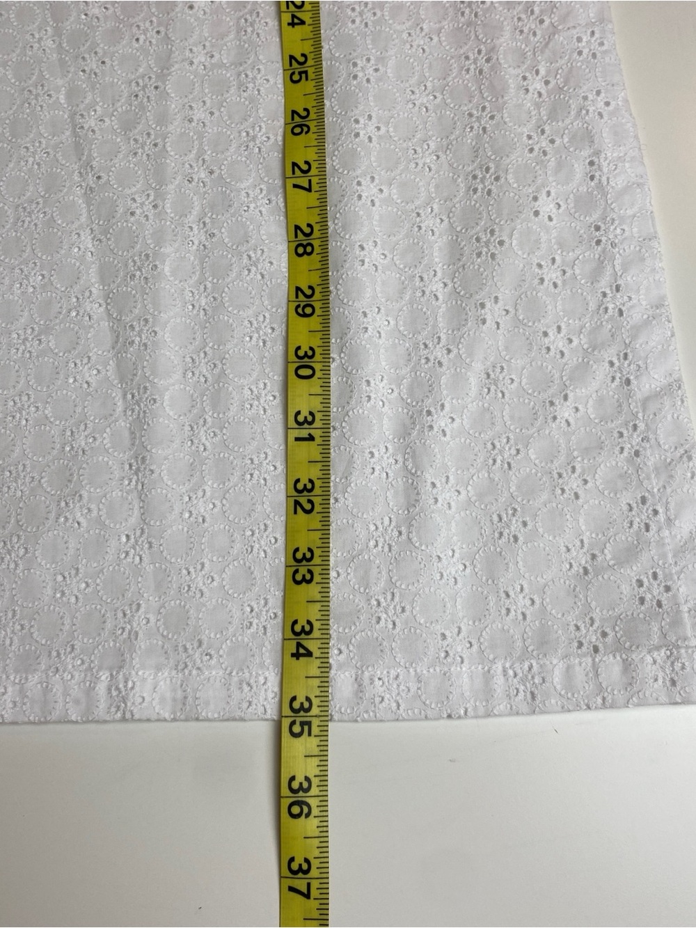 Talbots Tunic Eyelet Swim Cover Up Sz L - Picture 5 of 7